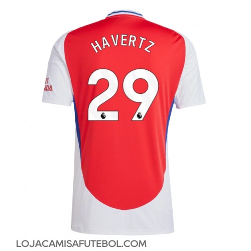 Camisa de Futebol Arsenal Kai Havertz #29 Equipamento Principal 2024-25 Manga Curta